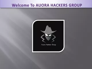 welcome to auora hackers group