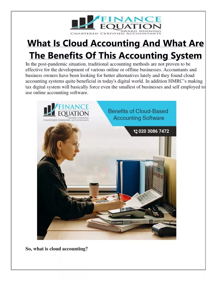 what is cloud accounting and what