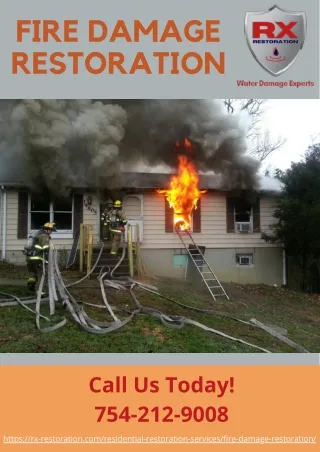 Fire Damage Restoration | Team Of Experts | RX Restoration
