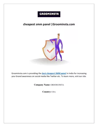cheapest smm panel groominsta com