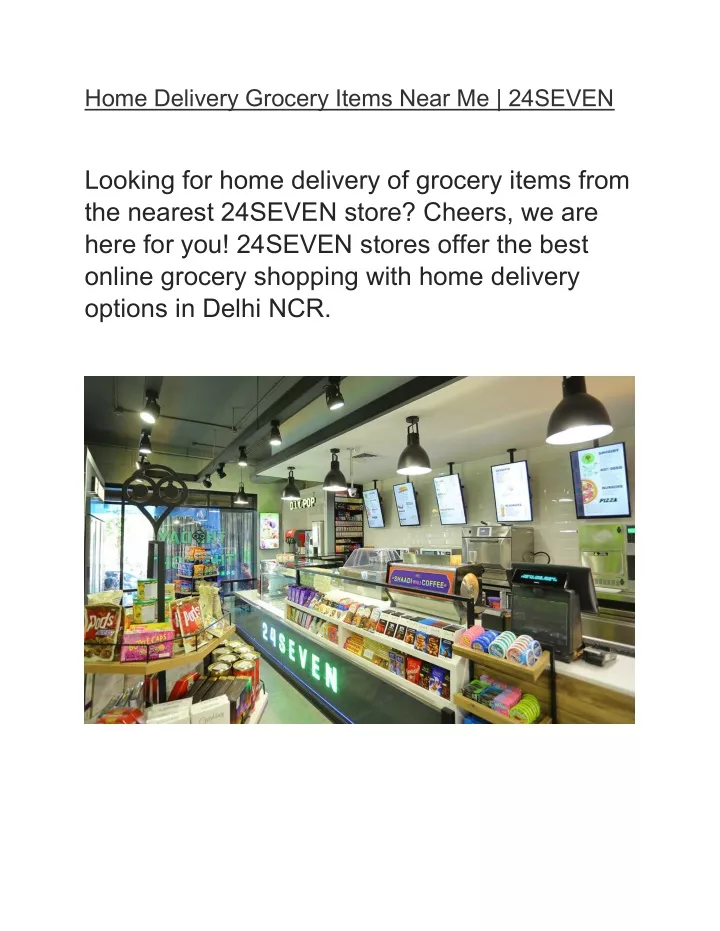 home delivery grocery items near me 24seven