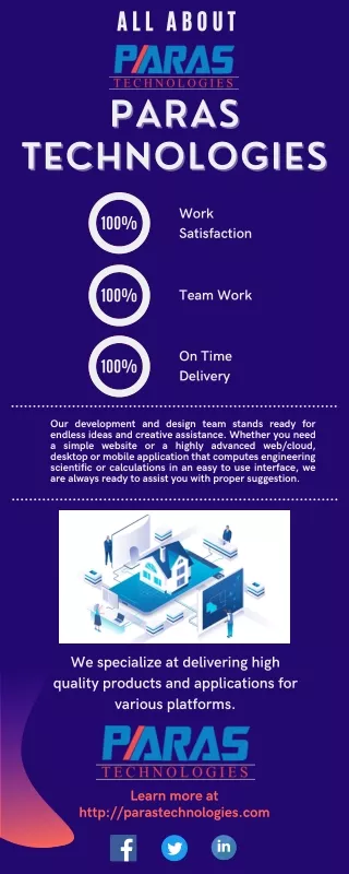 The Top Rated Mobile App Design Company | Paras Technologies