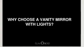 Makeup Mirror with LED Lights and Bluetooth