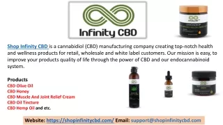 Buy CBD Oil Tincture Online - Infinity CBD