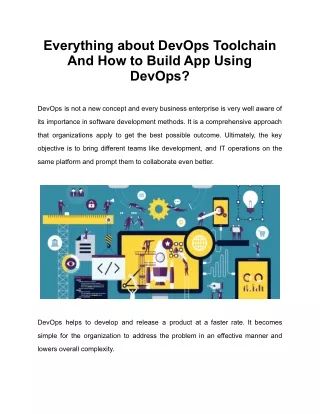 everything about devops toolchain