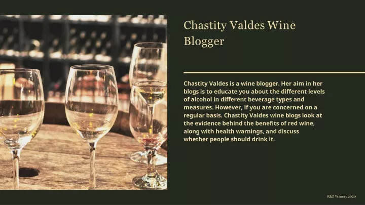 chastity valdes wine blogger