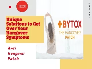 Bytox Hangover Patches