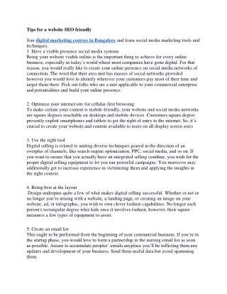 tips for a website seo friendly join digital