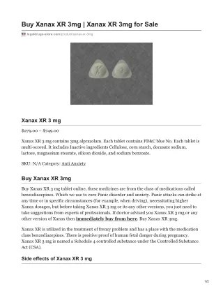 buy xanax xr 3mg xanax xr 3mg for sale