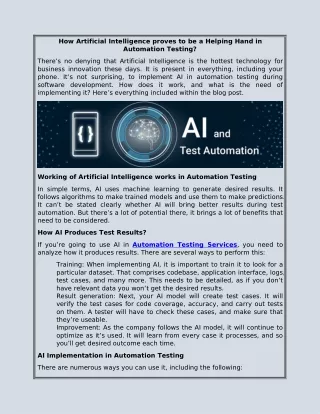 how artificial intelligence proves