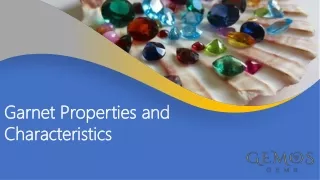 garnet properties and characteristics
