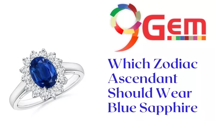 which zodiac ascendant should wear blue sapphire