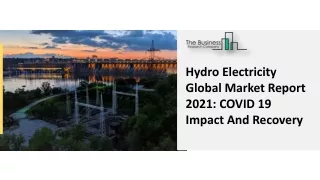 hydro electricity global market report 2021 covid