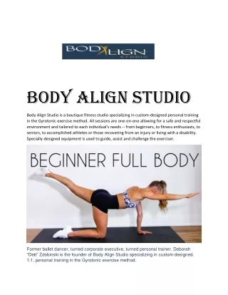 body align studio