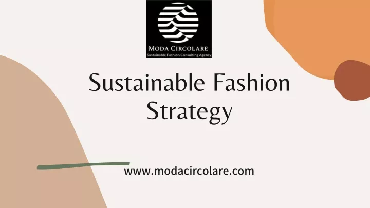 sustainable fashion strategy