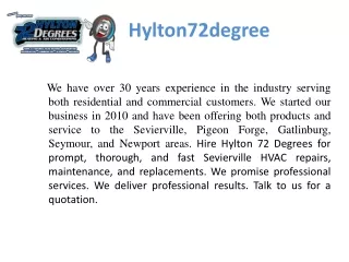 Sevierville HVAC Services