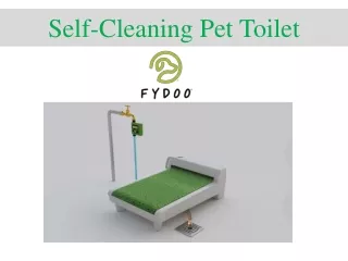 Self-Cleaning Pet Toilet