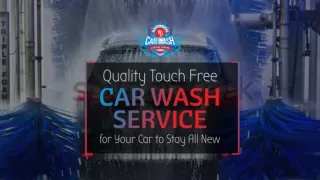 Key Elements of Touch Free Car Wash Services