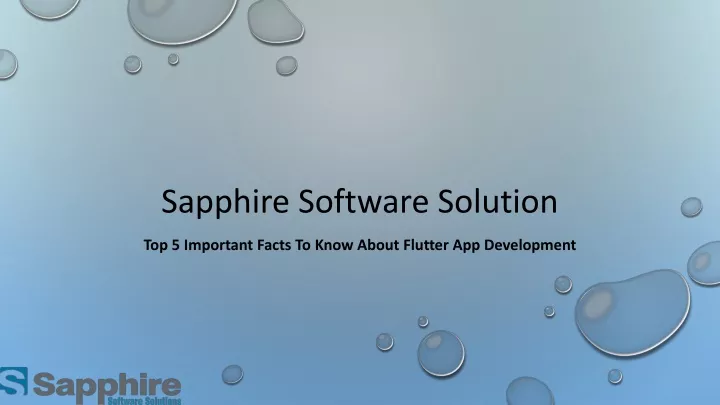 sapphire software solution