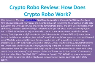 Crypto Robo Review