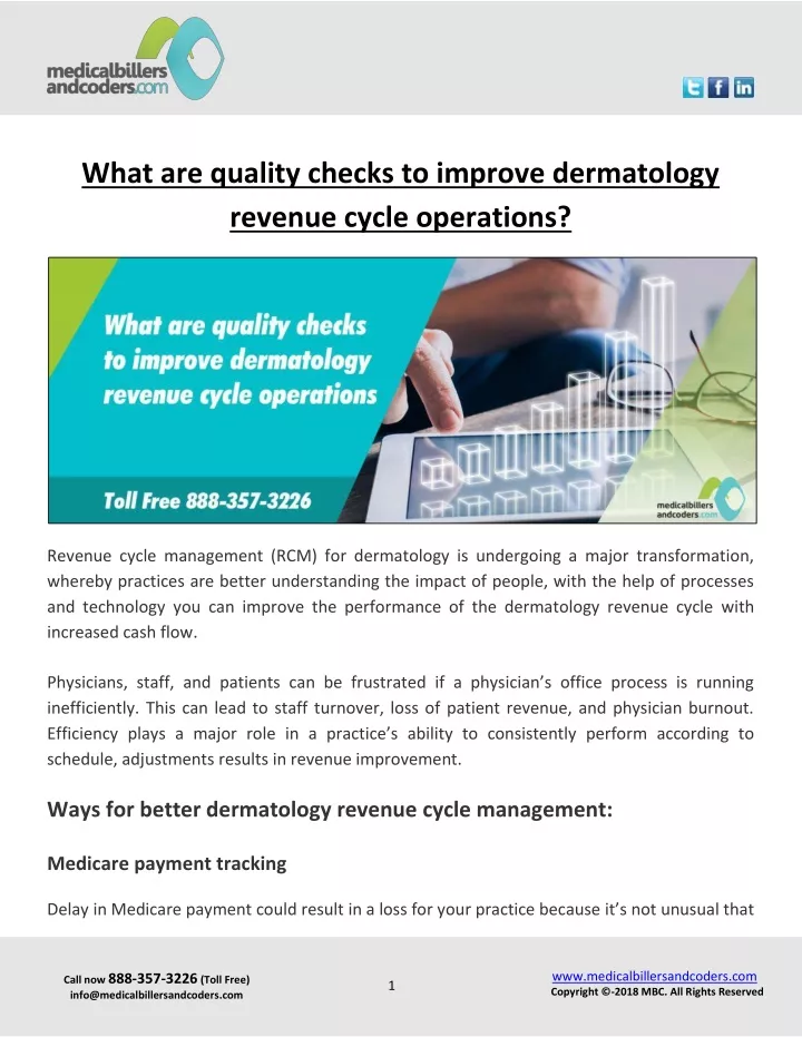 what are quality checks to improve dermatology