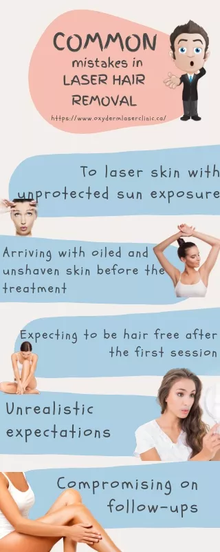 common mistakes in laser hair removal