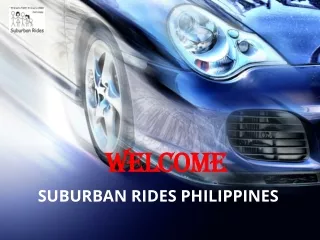 SUBURBAN RIDES PHILIPPINES