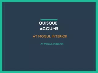 quisque accums