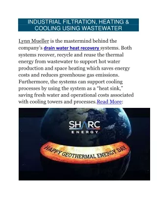 industrial filtration heating cooling using
