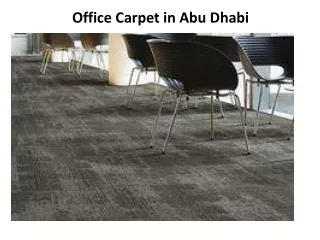 Office carpets in Abu Dhabi