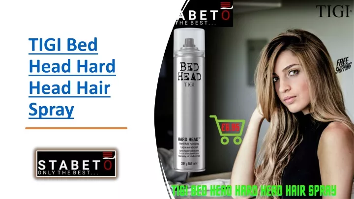 tigi bed head hard head hair spray