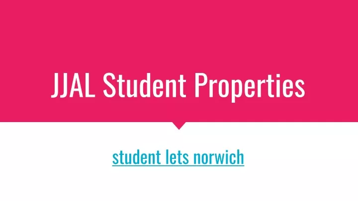 jjal student properties
