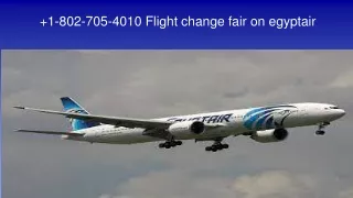 1 802 705 4010 flight change fair on egyptair