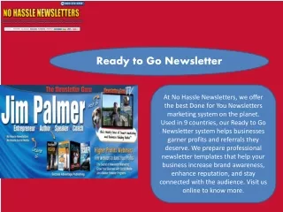ready to go newsletter