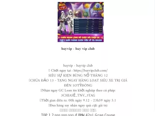 bayvip - bayvip club