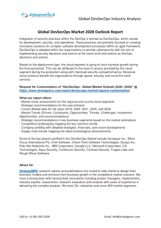 global devsecops industry analysis