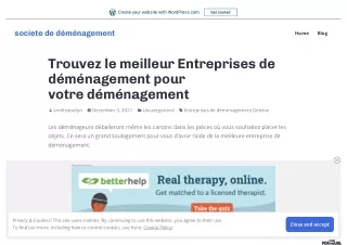 Trouvez le meilleur Entreprises de déménagement pour votre déménagement