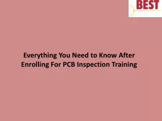 everything you need to know after enrolling