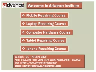 Advance Mobile Repairing Course in Delhi