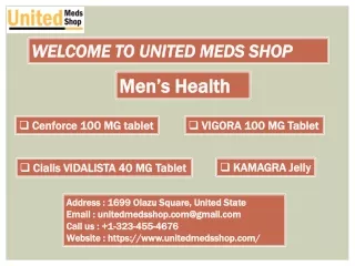 welcome to united meds shop