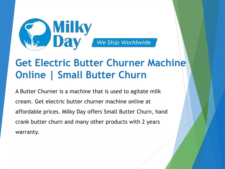 get electric butter churner machine online small butter churn
