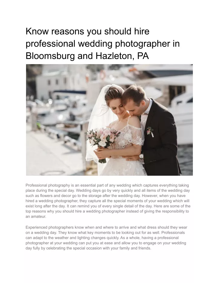 know reasons you should hire professional wedding