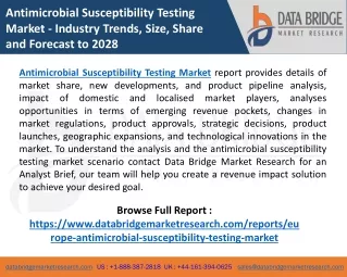 antimicrobial susceptibility testing market