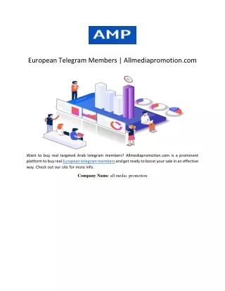 european telegram members allmediapromotion com