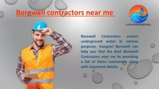 borewell contractors near me