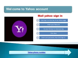 wel come to yahoo account