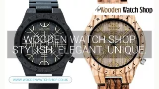Wooden Watches Engraved