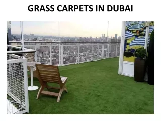 grass carpets in dubai
