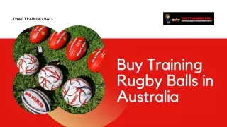 Buy Training Rugby Balls in Australia