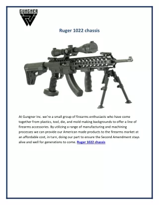 ruger 1022 chassis
